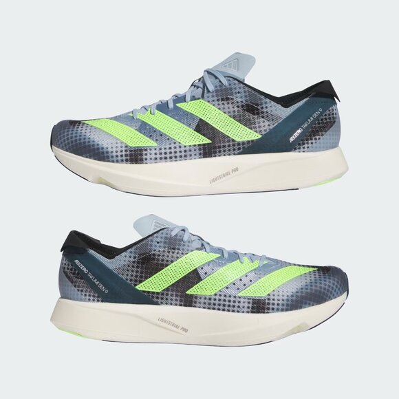 Adidas Adizero Takumi Sen 9 Men Running Shoes Blue Black Green IG3133 NEW main image 8